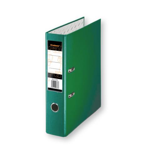Папка - регистратор 50 мм Tiralana Flax Vinil зеленая RMP50-423GN с металл. уголком