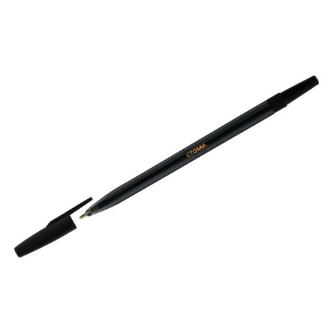 Ручка шариковая СТАММ 049 РШ-30350 0,7 мм черная тонированный корпус
