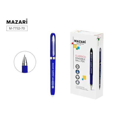 Ручка Пиши-стирай шариковая CLASSICO М-7752-70 1,0 синяя