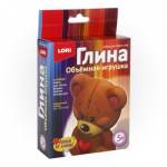 Игрушка объемная из глины Игрушечный мишка Пз/Гл-002