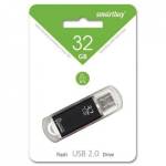 Флэш накопитель Smartbuy 32 Gb 2.0 V-Cut черный
