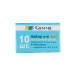 Иглы для шитья ручные Gamma набор №7 10 шт. в конверте NIR-33